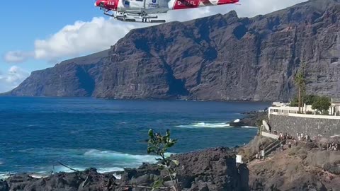 Rescue Helicopter Successfully Saves Two People