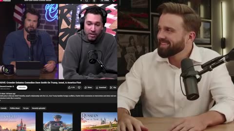 ZIONIST CROWDER LIES ABOUT IRAN WAR IN DAVE SMITH DEBATE