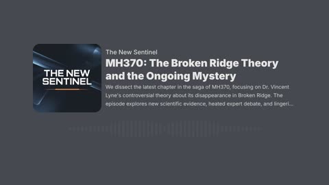 MH370: The Broken Ridge Theory and the Ongoing Mystery