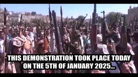 TRIBES STAND IN YEMEN DECLARING SOLIDARITY WITH GAZA 5.1.2025