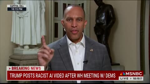 Jeffries:It's a disgusting video and we're gonna continue to make clear bigotry will get you nowhere 