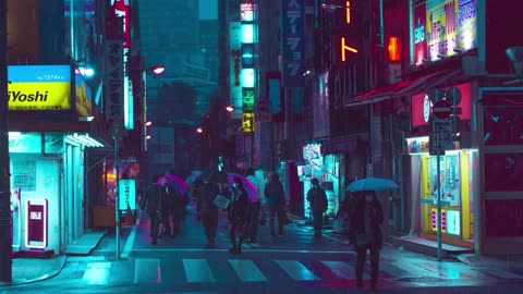 Neon Rain Vibes | Lofi Jazz Hop for Late-Night Relaxation, Study, Chill