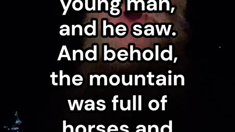 Morning Message: II Kings 6.16-17