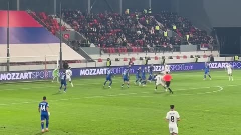 Rey Manaj shenon gol ndaj Serbise