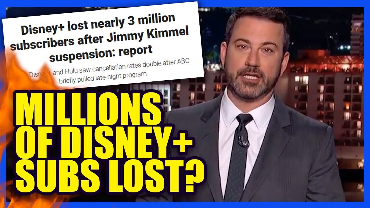 Disney Plus and Hulu LOST Millions of Subs Over Jimmy Kimmel?! | Clownfish TV
