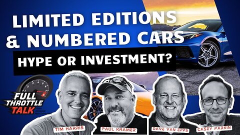 Limited Editions & Numbered Cars: Hype or Investment? Corvette vs McLaren + Porsche Values