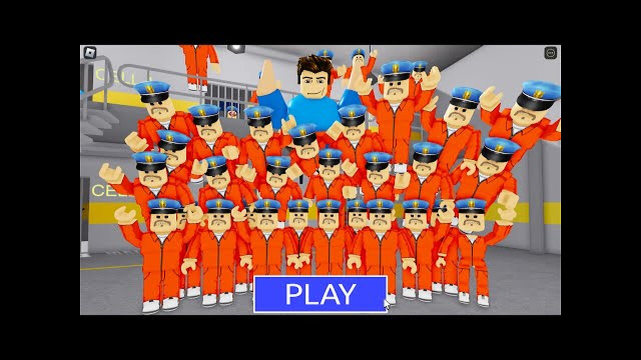 BARRY TSUNAMI PRISONERS! Walkthrough Full GAMEPLAY #roblox #ScaryObby