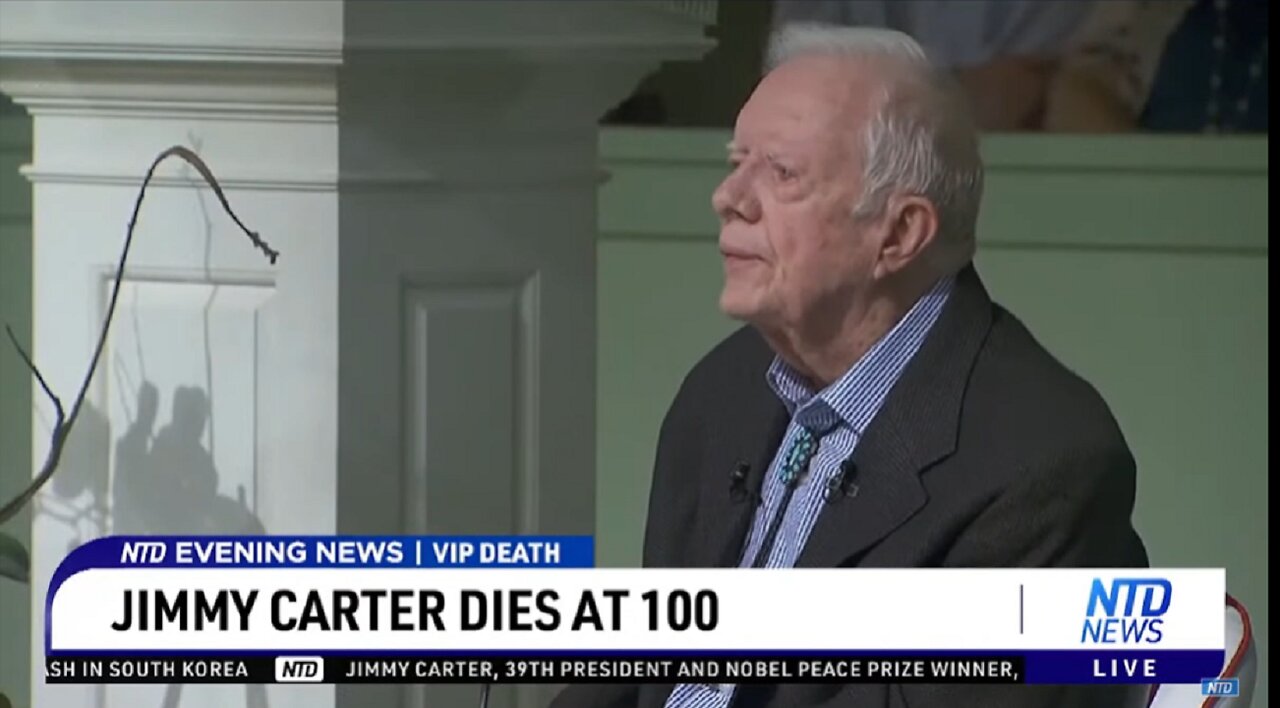 JIMMY CARTER DIES AT 100