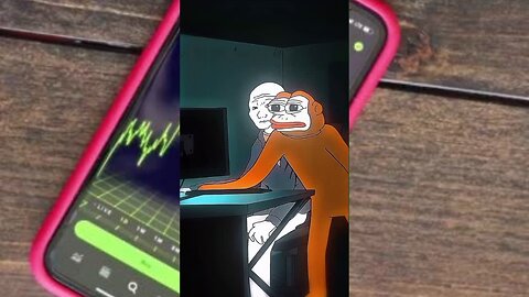 A Day of a crypto trader cartoon animation