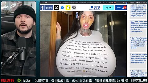 Surgery Addict FOUND DEAD, Influencer Made CRYPTIC POST Before Being Found Dead | Tim Pool