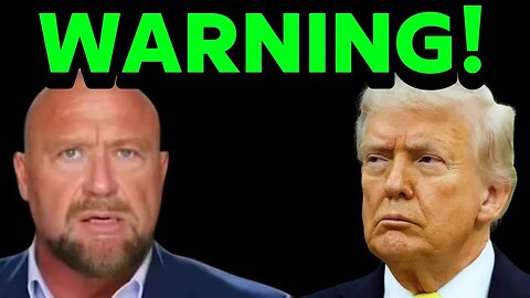 🔥Alex Jones WARNS Trump he's WALKING INTO A TRAP!