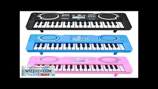 Portable 37 Keys Digital Keyboard LED Display Digital Electronic Piano Children Musical Review