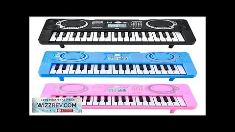 Portable 37 Keys Digital Keyboard LED Display Digital Electronic Piano Children Musical Review