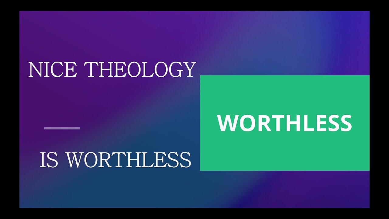February 18 (Year 4) Is Everything Worthless if Not According to the Holy Spirit? Root & VandeGuchte
