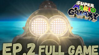 SUPER MARIO GALAXY Gameplay Walkthrough EP.2- Bowser Jr.'s Robot Reactor FULL GAME