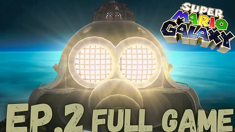 SUPER MARIO GALAXY Gameplay Walkthrough EP.2- Bowser Jr.'s Robot Reactor FULL GAME