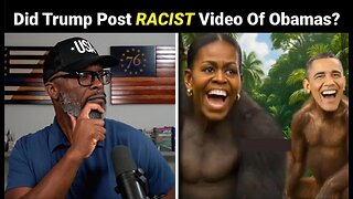 Trump's Post Of Obamas As Apes On Truth Social Was CLEARLY A Mistake! ~ by Anthony Brian Logan 2/6/26