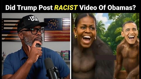 Trump's Post Of Obamas As Apes On Truth Social Was CLEARLY A Mistake! ~ by Anthony Brian Logan 2/6/26