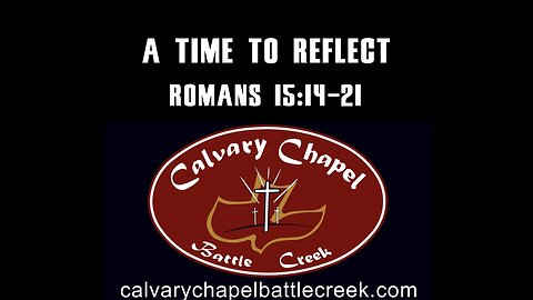 October 12, 2025 - A Time To Reflect