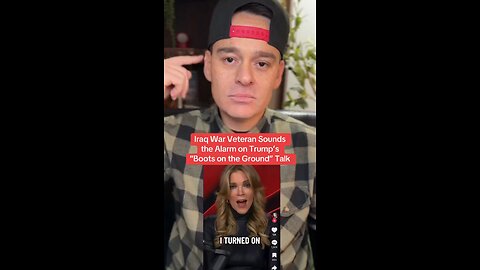 Iraq War veteran sounds the alarm on Trump’s "boots on the ground" talk