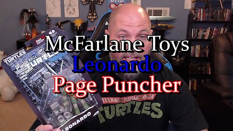 Checking Out McFarlane Toys TMNT Leonardo Page Puncher. #tmnt #leonardo #collection