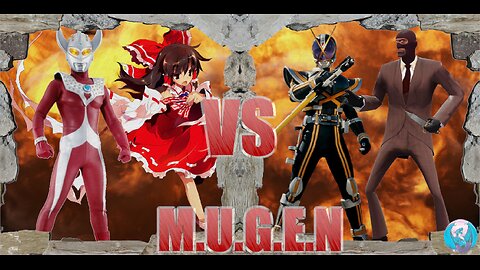 Reimu Hakurei & Ultraman Taro VS Kamen Rider Kaixa & Spy (TF2) | MUGEN Request!