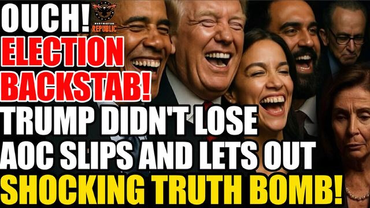 OUCH! Election Backstab!! Trump Didnt Lose! AOC Slips and Lets Out SHOCKING Truth Bomb on Pelosi!