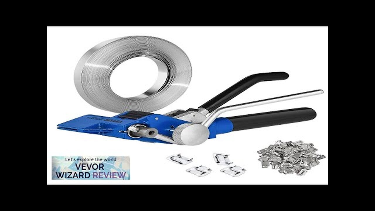 VEVOR Banding Strapping Kit with Strapping Tensioner Tool 100 ft Length 304 Review