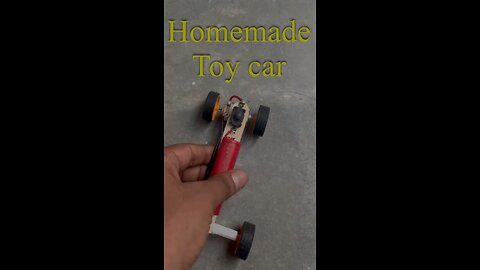 Homemade Toy Car Using Battery and Motor