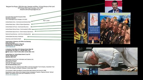 YES, THE AMERICAS AKA TURTLE ISLAND WAS STOLEN FROM THE POPE AND HIS USA INC MILITARY - LOOK@FACTS