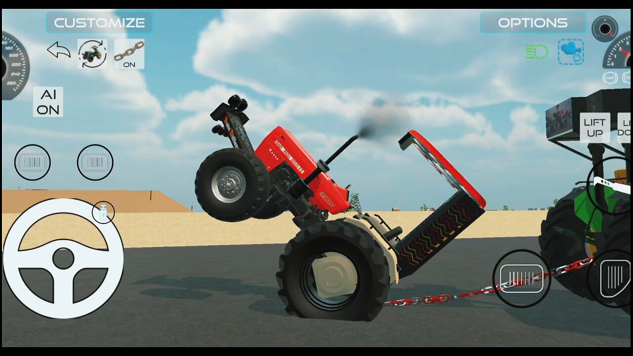 tracter stunt video