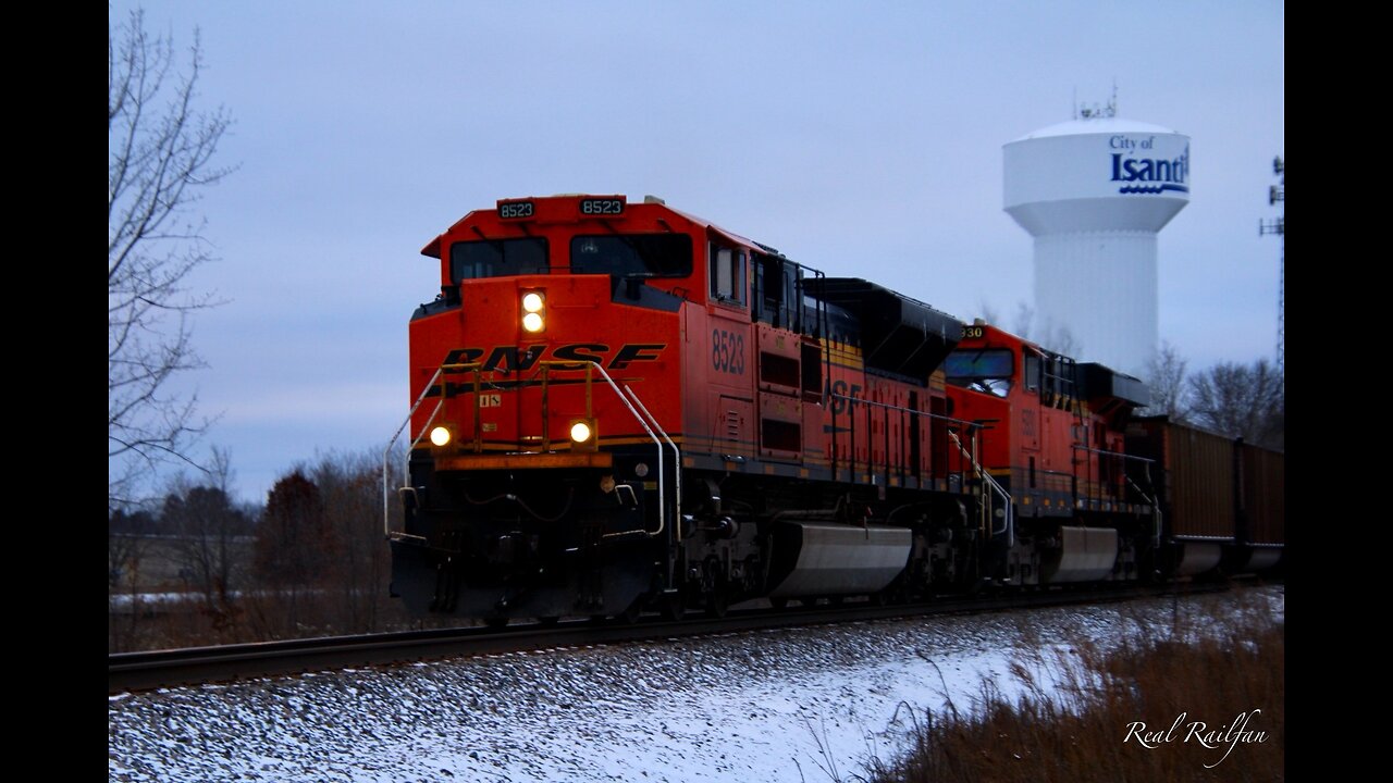 Coal Train Action, Geo and Union Pacific - Hinckley Subdivision