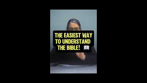 The EASIEST Way To Understand The Bible 🙏🌟 #Yeshua #Yahweh #ASL #truth #world #eternal #bible