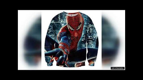 Spider-Man Super Strength 3D Design Full Print Sweatshirt Review