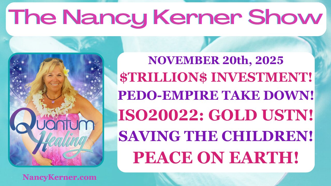 $TRILLION$ INVESTMENT! PEDO-EMPIRE TAKE DOWN! ISO20022: GOLD USTN! SAVING CHILDREN! PEACE ON EARTH!