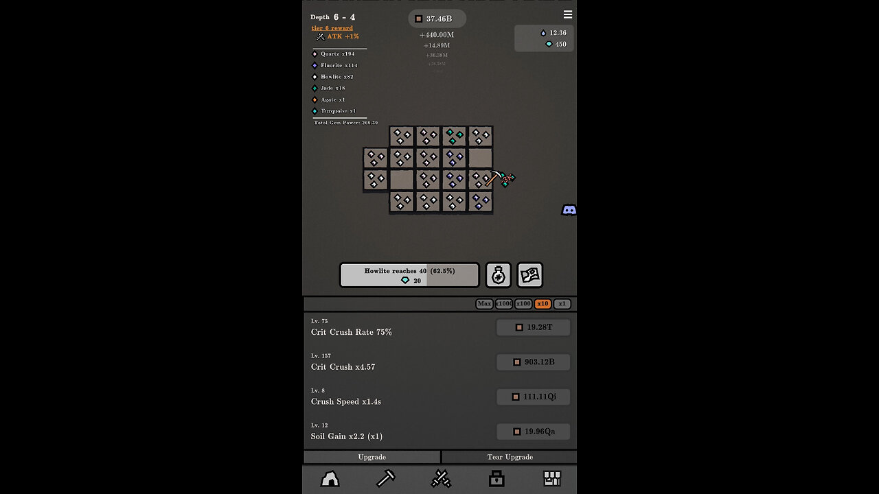 Idle Gem - Android Gameplay [21+ Mins, 720p]