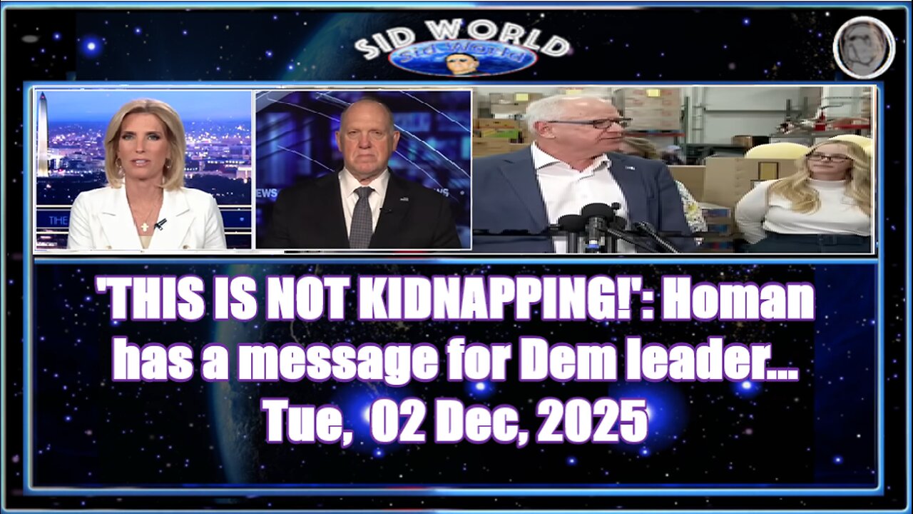 'THIS IS NOT KIDNAPPING!' Homan has a message for Dem leader
