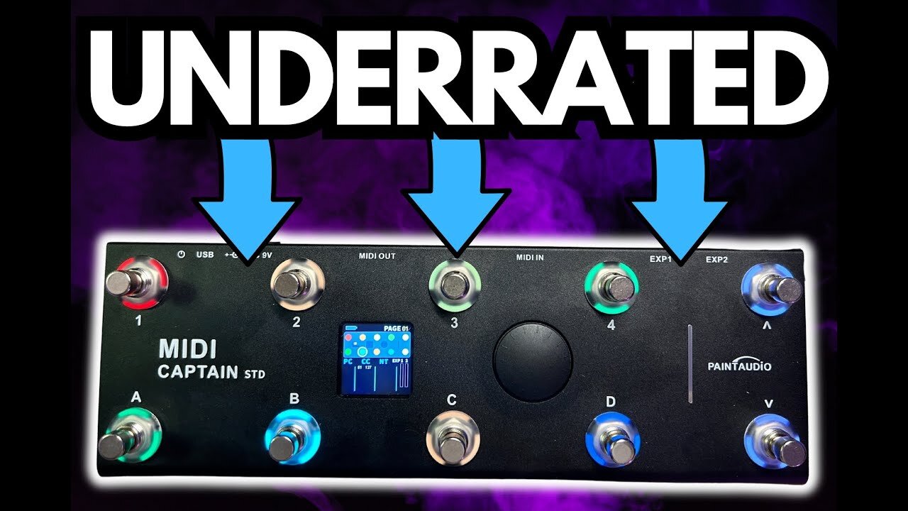 This Might Be the BEST Budget MIDI Footswitch...(MIDI Captain STD)