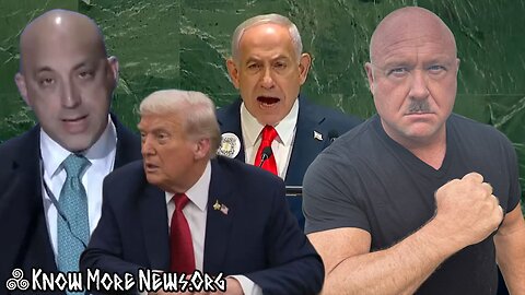 Trump says "No West Bank Annexation," Netanyahu UN Speech, South Park, Alex Jones Mustache