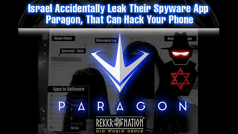 Government Corruption: Israel Accidentally Leak Their Spyware App Paragon, That Can Hack Your Phone