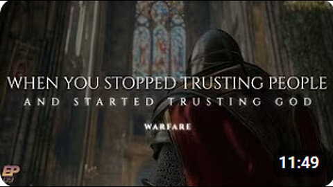 WHEN YOU STOPPED LISTENING to PEOPLE!