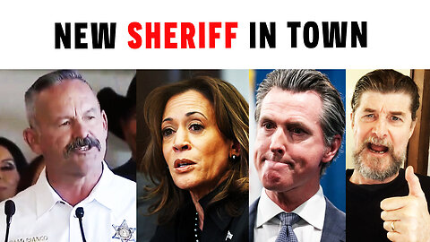 NEW! California Could FLIP to Red As Sheriff TAKES ON Harris and Newsom For Governor!