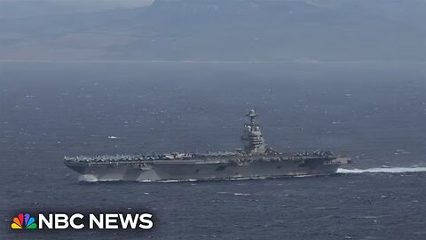 Largest U.S. aircraft carrier arrives in Latin America