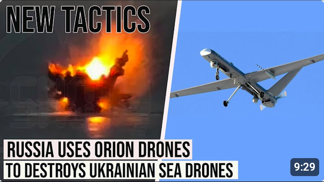 Ambush strategies! Russia tests new tactics against Ukrainian kamikaze boats using Orion drones