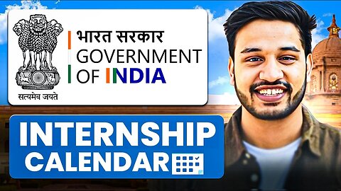 Govt Job & Internship Calendar 2025 | Internship for College Students & Freshers