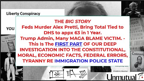 Liberty Conspiracy LIVE 1-26-26 ICE MURDERS, MAGA LIES, Freedom Classroom
