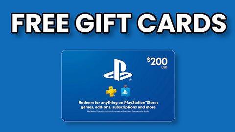 New legit method to get FREE Psn gift cards New FREE gift cards method 2025