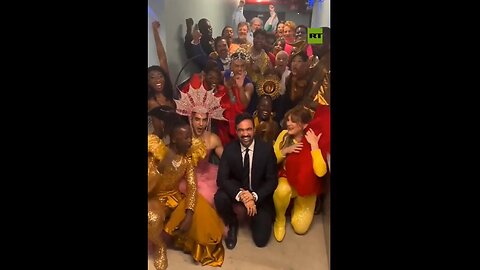 LGBTQ+ Cross-dressers Celebrate NY Mayor Mamdani who sworn in on the Quran [AI?]👀