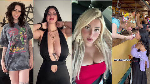 Babes compilation 10 - Big bank tiktok challenge ❤️‍ClipchampGirls 2025