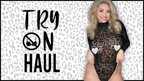 [4K] Summer 2025 Try-On Haul | Leopard Print Bodysuit Showcase